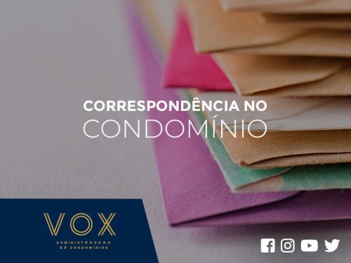 Correspondência no Condomínio - Vox Condomínios